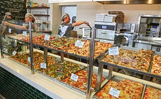 pizza shops bakeries and dessert shops
